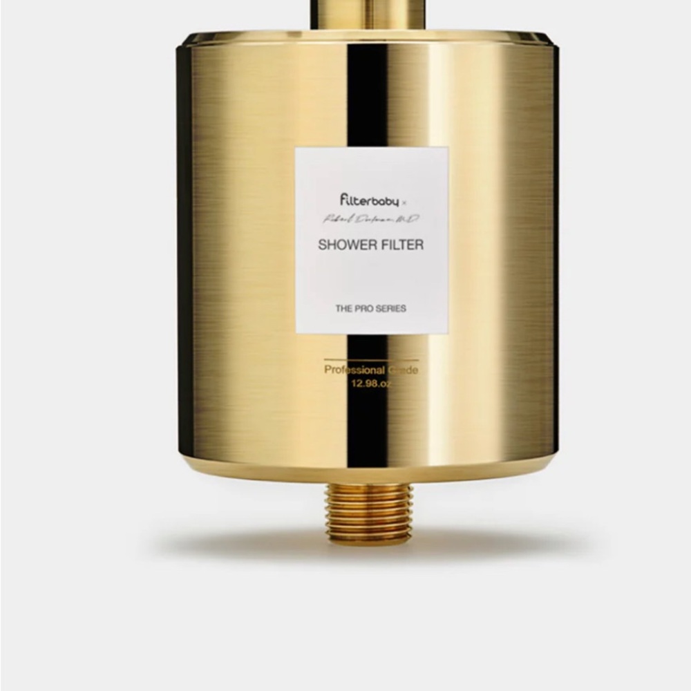 NEW Filterbaby Gold Shower Filter
